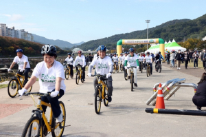상주 녹색자전거 대행진 ‘시민 화합의 장’