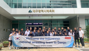 印尼 레슬링 국가대표팀, 대구에 오다