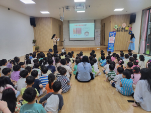 김천시 아토피 예방 관리교육ㆍ보습제 만들기 프로그램 성료